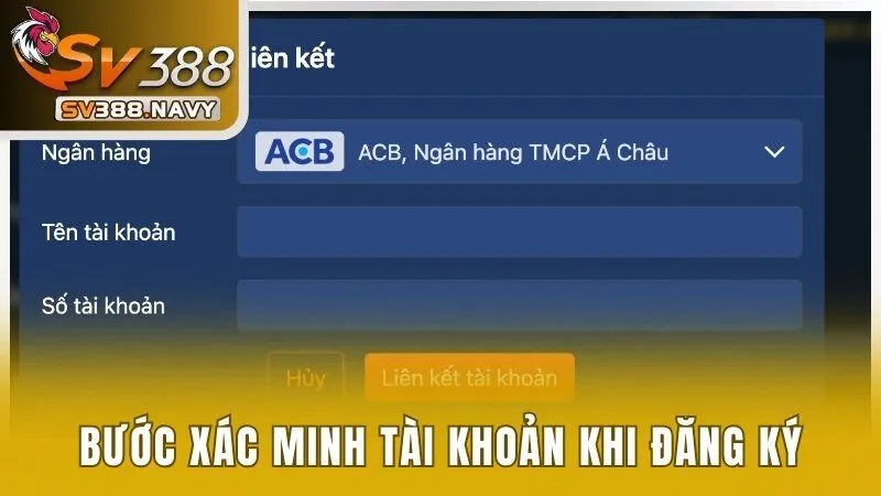 Đăng Ký SV388 - Gia Nhập Sân Chơi Quốc Tế Trong 1 Phút 3 Bước xác minh tài khoản khi hoàn tất đăng ký
