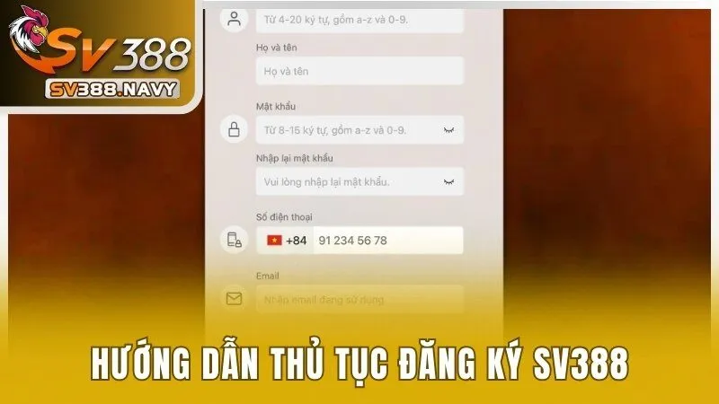 Đăng Ký SV388 - Gia Nhập Sân Chơi Quốc Tế Trong 1 Phút 2 Hướng dẫn thủ tục đăng ký SV388